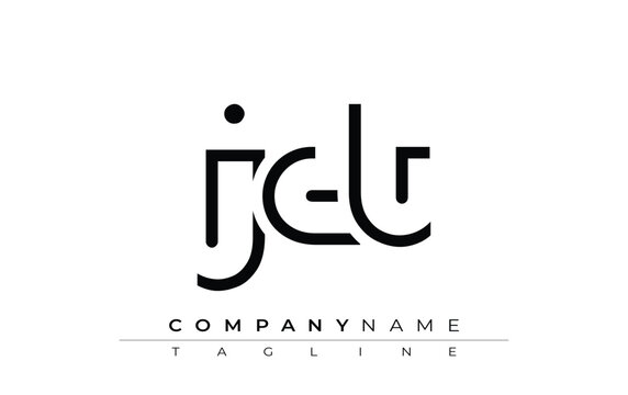JDT abstract letter design. Modern Business Logo Design With Abstract Typography and Contemporary Style