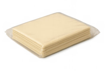 Pack of pre-made dough sheets for baking on transparent background