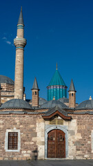Konya city  Turkey Mevlana tomb landscape