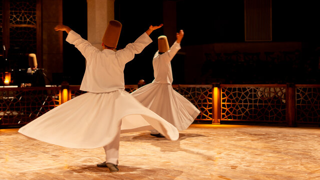 semazen ritual in konya mevlana culture center