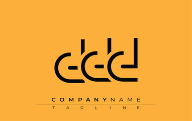 DDD abstract letter design. Modern Business Logo Design With Abstract Typography and Contemporary Style