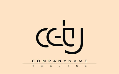 CDY abstract letter design. Modern Business Logo Design With Abstract Typography and Contemporary Style