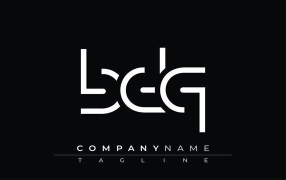 BDQ abstract letter design. Modern Business Logo Design With Abstract Typography and Contemporary Style