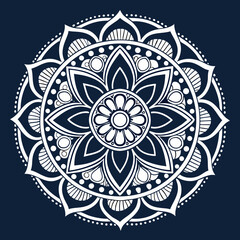 ornamental round lace pattern