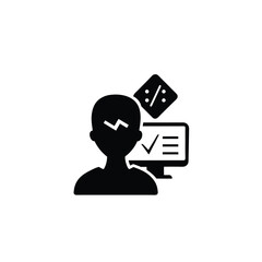 silhouette of code programming on white background