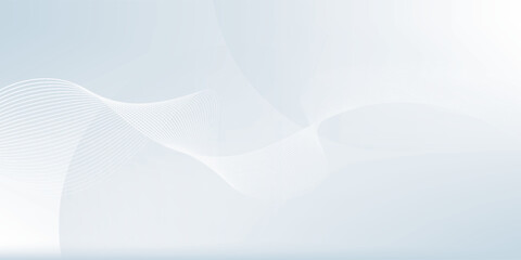 Modern abstract background with wavy lines. Digitalfuture technology concept. vector illustration.