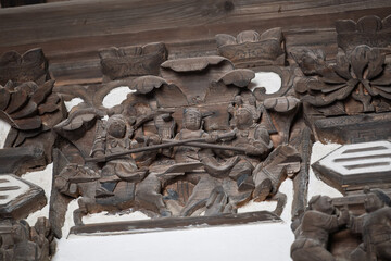 Exquisite Wood Carving Art