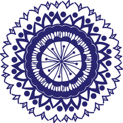 Intricate Mandala Design with Floral and Geometric Patterns &ndash; Detailed Symmetrical Ethnic Art, Boho Style Illustration for Meditation, Yoga, Spirituality, and Decorative Background Use madala eps 10 