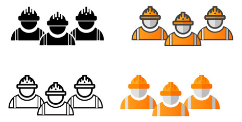  workers icon design,  group, vector illustration
