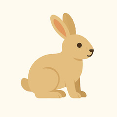 vector illustration of a rabbit