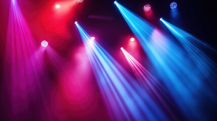 Vibrant abstract light beams in motion, evoking energy and rhythm
