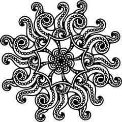 abstract floral pattern