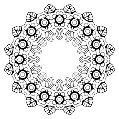 round lace frame