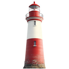 Isolated Tall Lighthouse
