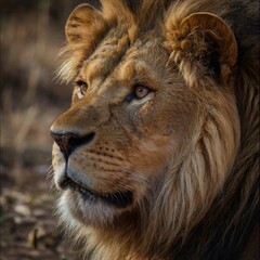 Fototapeta premium portrait of a lion