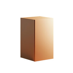 Simple rectangular box.  Beige color gradient