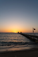 Fototapeta premium The astonishing sunrise in Sharm El Sheik