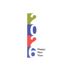 Modern 2026 Logo Design – Minimal and Clean Vector Template