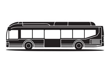 Red vintage double decker London bus vector illustration