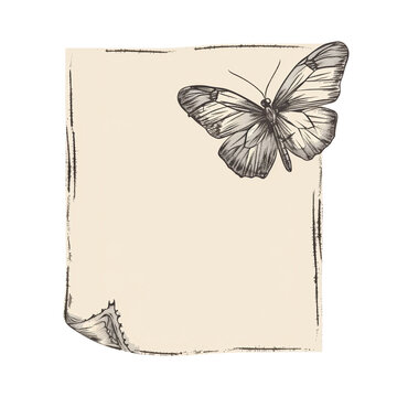 Nature butterfly Stickery Notes 