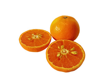 orange isolated on white background