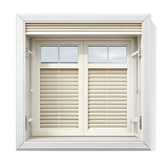 Fototapeta premium Classic Window with Shutters