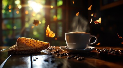 Autumn Morning Coffee: A Warm and Cozy Start