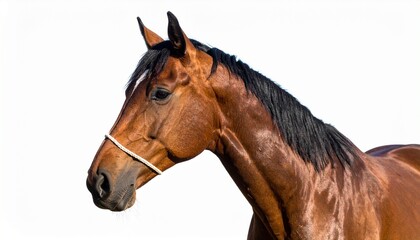 Fototapeta premium horse isolated on white