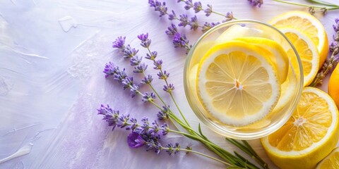 Refreshing Lemon and Lavender Infusion A Soothing Beverage for Relaxation and Wellness