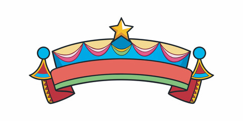 Obraz premium Carnival banner vector illustration