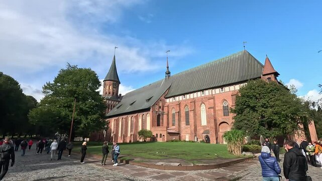 Kant Island Cathedral in Brick Gothic style