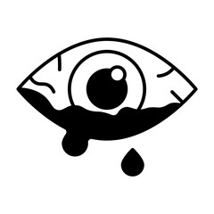 Watery Eyes dualtone icon

