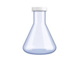 Empty laboratory flask