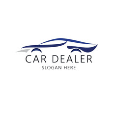 Modern car logo design brand identity vector illustrations.
