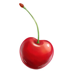 cherry isolated on white background