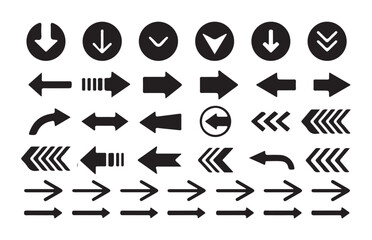 Arrows UI isolated icons set. Lock and unlock icon design vector circle template. vector icon flat design for , symbol, logo, icon, sign, app, Victor illustration, eps 10.