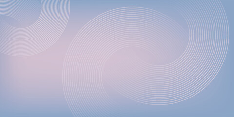 Abstract blue purple modern background with glowing line circle elements. Futuristic technology concept. Illustration