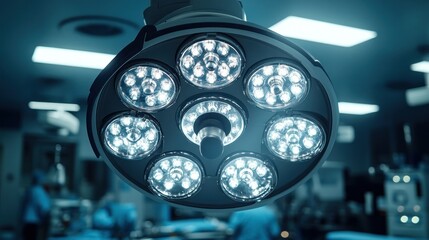 Surgical operating room ceiling light