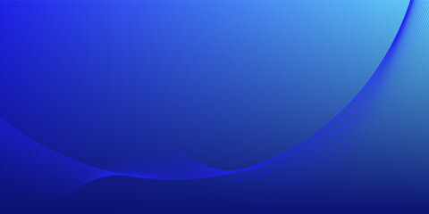 Blue gradient mesh abstract background with wavy blended lines nice for wallpaper or banner