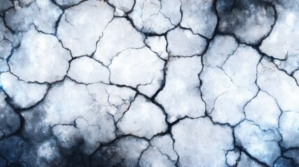 Obraz premium Cracked earth surface texture