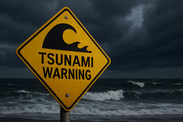 Tsunami Warning Sign: Urgent Coastal Safety Alert