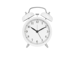 White alarm clock
