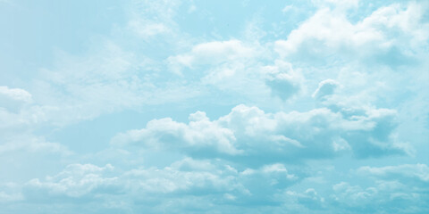 sunny sky blue light watercolor background. Aquarelle painting brush effect card paper textured canvas cloudy smoke space for text, entertaining card, template. aquamarine color graphics illustration