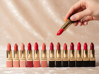 Assortiment de rouges à lèvres
