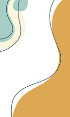 vector abstract trendy background. striped abstract liquid shape background. minimalist dynamic style banner design.