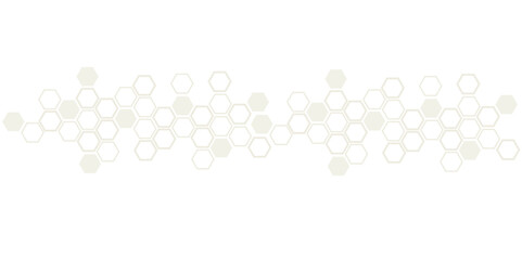 Geometric graphic background gold and white background. Big data complex with compounds.
