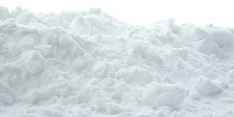 Obraz premium Close Up Texture of a Large Pile of Fresh White Snow