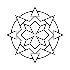 vector illustration of a star