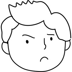 Fototapeta premium Man draw illustration png