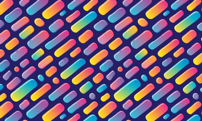 Neon Pop Art Flow: Abstract Background Illustration
